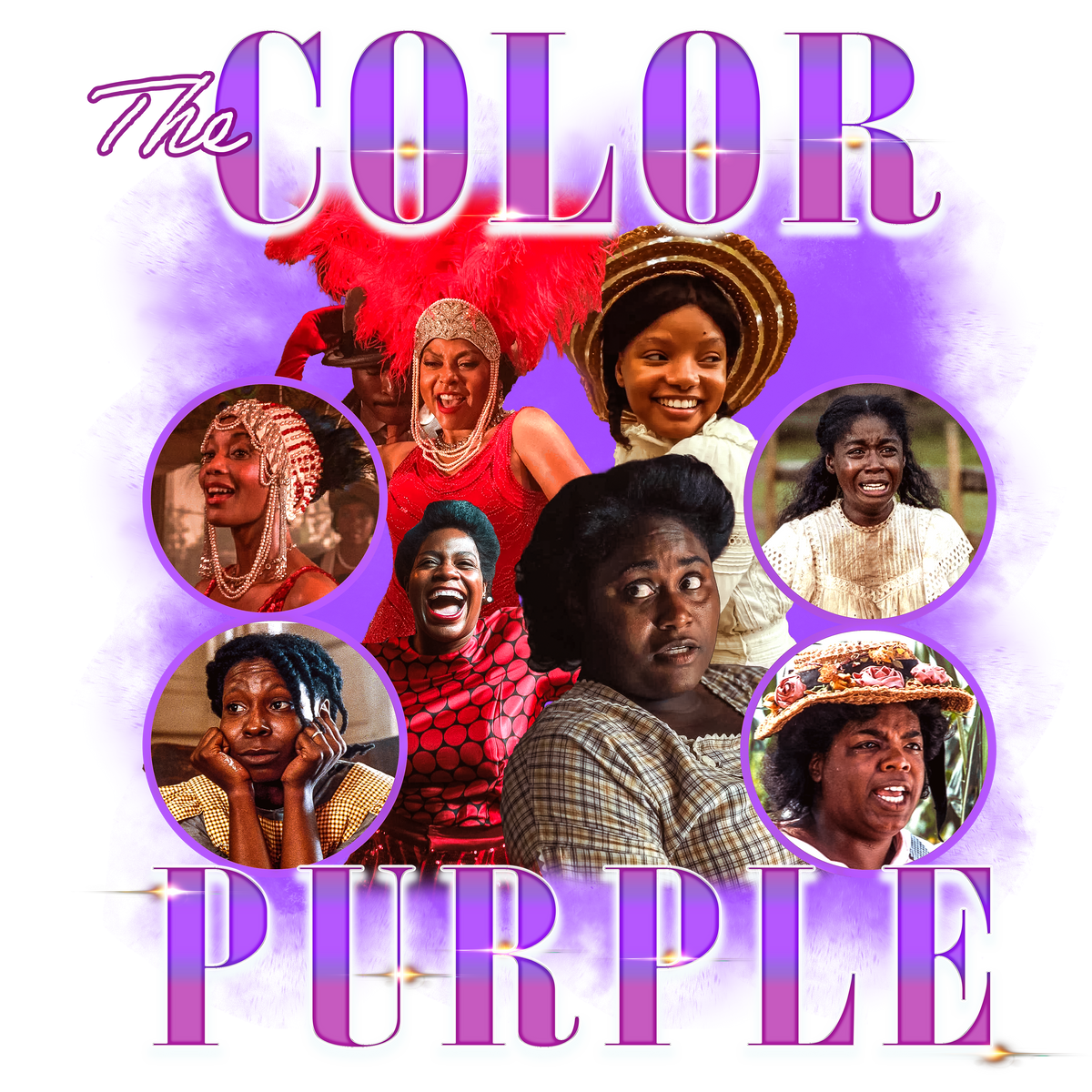 Color Purple T-shirt - Cast– Just Vinyl And Crafts