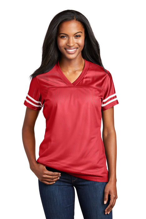 True Red/White Sport-Tek® Ladies PosiCharge® Replica Jersey
