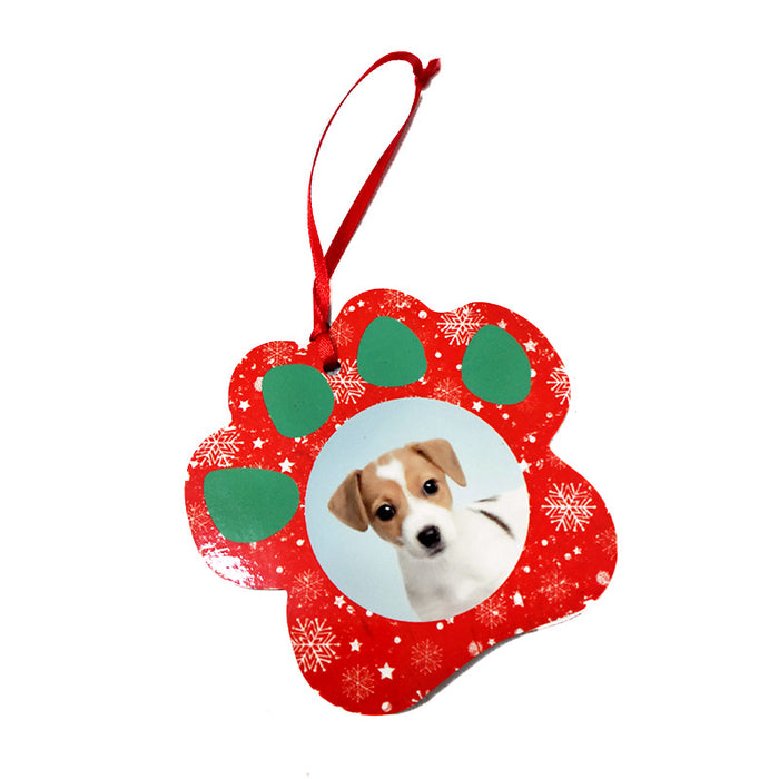 Paw Print Ornament for Sublimation Pet Dog Cat Sublimation Blank