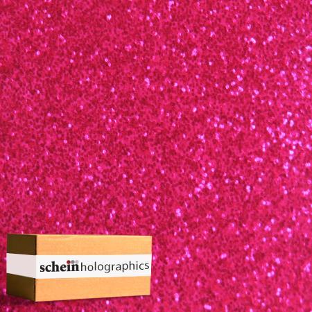 Fluorescent Pink GLITTER HOLOGRAPHIC (Adhesive) VINYL BY SCHEIN HOLOGRAPHICS