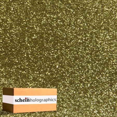 GOLD GLITTER HOLOGRAPHIC (Adhesive) VINYL BY SCHEIN HOLOGRAPHICS