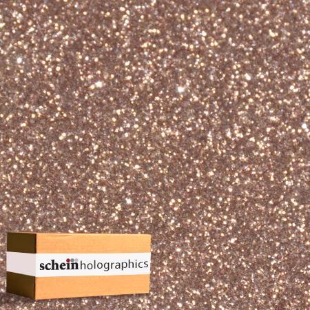 ROSE GOLD GLITTER HOLOGRAPHIC (Adhesive) VINYL BY SCHEIN HOLOGRAPHICS