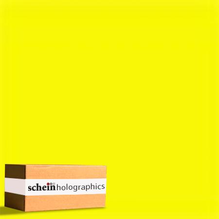 YELLOW OPAQUE FLUORESCENT VINYL BY SCHEIN HOLOGRAPHICS Adhesive Vinyl