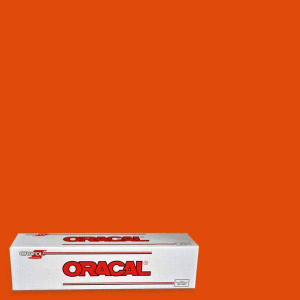 Orange Oracal 651- Adhesive Vinyl