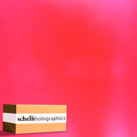 FLUORESCENT PINK - CHROME POLISH HOLOGRAPHIC VINYL BY SCHEIN HOLOGRAPHICS ADHESIVE