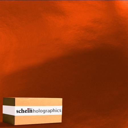 ORANGE - CHROME POLISH HOLOGRAPHIC VINYL BY SCHEIN HOLOGRAPHICS ADHESIVE