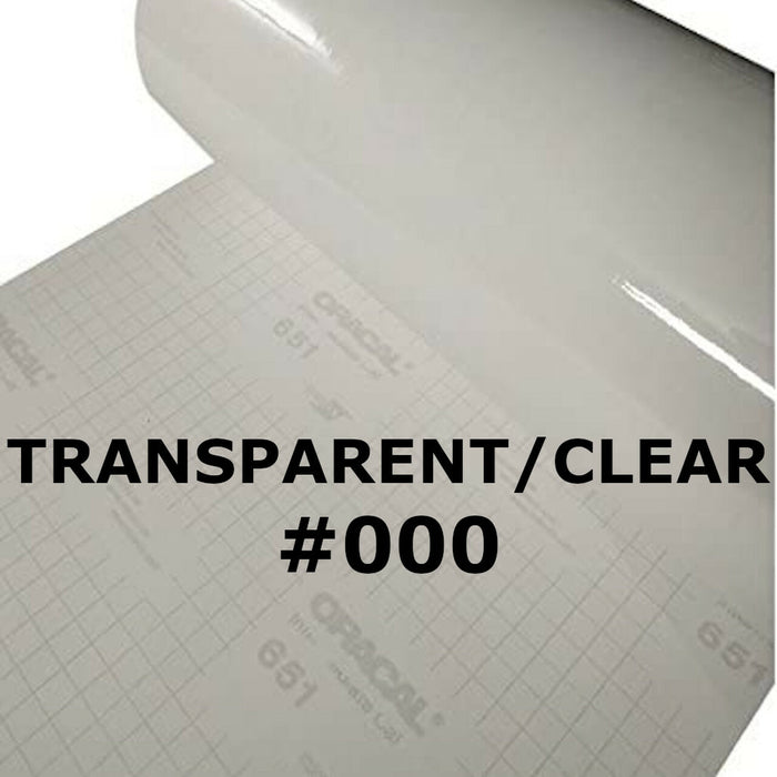 Transparent (Clear) Oracal 651- Adhesive Vinyl