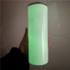 Glow in the Dark 20 oz skinny straight sublimation tumbler, UV changing/ Color changing (GREEN) tumblers