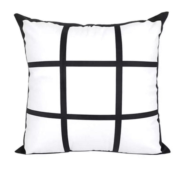 9 Panel Sublimation Pillow Cover | 2- SIDED Sublimation Pillow Case Blank | Photo Pillow Cover