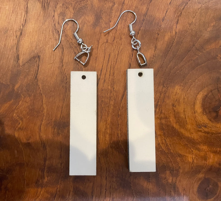 MDF Blank Sublimation Earrings (2sided)/Sublimation Blanks/Sublimation Earrings