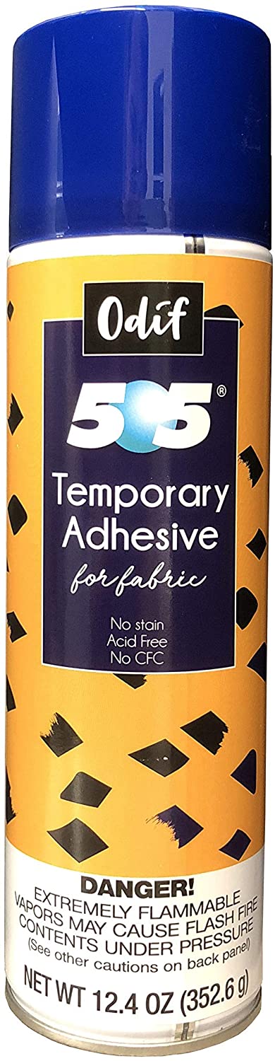 Odif USA 505 Spray and Fix Temporary Fabric Adhesive 12.4oz– Just Vinyl and  Crafts